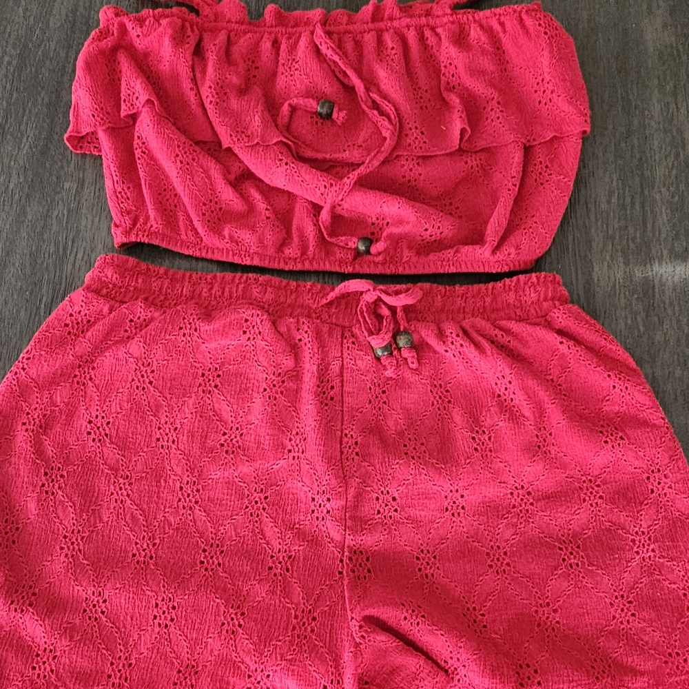 Victoria's Secret  Lace Shorts Set